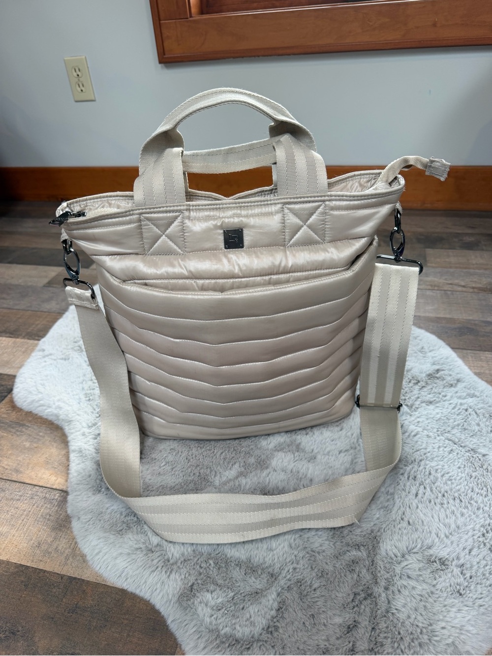 THINK ROLYN quilted crossbody bag